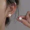 Pendientes lisos de plata con temperamento de alta gama para mujer 2024 nuevos populares moda pendientes de aro pequeños pendientes pendientes de temperamento
