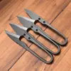 Tijeras Pequeñas Hechas a Mano para Cortar Hilos, Adecuadas para Fábricas de Ropa, Punto de Cruz, Tijeras de Resorte en Forma de U para Cortar y Coser, Tijeras Pequeñas para Hilo para Bricolaje