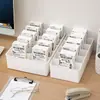 Caixa de Armazenamento de Formulário de Entrega Expressa Classificação de Documentos Formulário de Entrega de Loteria Caixa de Moedas Financeira de Escritório Caixa de Armazenamento com Compartimentos