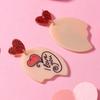 Pendientes Acrílicos Creativos de Lujo Ligero de Alto Sentido para el Día de San Valentín, Lindos, de Moda, con Temperamento, Personalidad, Diseño de Amor