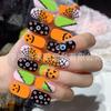 Adesivos de Arte de Unhas Elemento de Halloween Conjunto Completo Padrão de Gota de Sangue de Fantasma DIY Autoadesivo Transfronteiriço Fornecimento de Estoque Pronto Le Adesivos