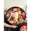 Caixa de Presente de Frutas Frescas e Flores Caixa Vazia Caixa de Flores Caixa de Embalagem com Janela Transparente Caixa para Presente DIY Caixa de Flores para Celebridades da Internet Caixa para Arranjo de Flores