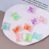 Cuentas de Color Arcoíris Semitransparentes de Caramelo Artificial con Agujero Recto Materiales para Joyería DIY Hecho a Mano Accesorios para el Cabello Accesorios para Cadena de Teléfono Móvil Venta al por Mayor