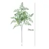 Nuevos Paquetes de Ramas Artificiales Largas y Cortas de Helechos de Alambre de Hierro, Agujas de Pino, Plantas Verdes de Hierba Persa, Adornos de Decoración para el Hogar y Bodas, Flores Artificiales