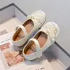 Zapatos Hanfu para Niñas 2025 Verano Nuevo Estilo Bailarinas de Princesa para Niños Zapatos Bordados Estilo Nacional para Faldas de Cuero de Niñas Modernos