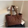 Bolsa Tote Transfronteriza con Bordado, Bolso Versátil para Debajo del Brazo, Estilo Coreano, Simple y de Moda, Gran Capacidad, Bolso de Viaje de Gama Alta para Mujeres