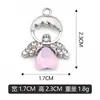 Blanco K Corazón Alas Ángel Lote Mixto Colgante Transfronterizo Encanto Pulsera Collar Accesorios de Joyería DIY Venta Directa de Fábrica