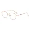 Gafas de Moda Lisas Estilo Nuevo 2025 con Filtro de Luz Azul Monturas de Gafas de Alta Gama Europeas y Americanas para Mujer Metal Se Pueden Equiparar con Lentes Planas