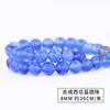 Cuentas redondas de sandía azul y rosa, cuentas sueltas, materiales para manualidades DIY con cuentas, accesorios para pulseras, collares, pendientes