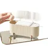 Esponja de Maquillaje Lufa Huevo de Belleza Amigable con la Piel Borla para Polvo Huevo Herramienta de Belleza Húmeda y Seca Algodón de Maquillaje Caja de Almacenamiento