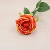 Rosa Individual Artificial, Bestseller Transfronterizo, Decoración Cálida para el Hogar, Rosa Roja Artificial, Arreglo de Piso para Salón de Bodas, Arreglo de Flores Artificiales
