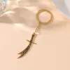 El Popular Llavero Anillo de Acero Inoxidable Árabe de Amazon es un Llavero Pequeño, Exquisito y de Moda con un Toque de Lujo