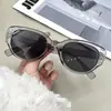 Óculos de Sol Gatinho Brancos Óculos de Celebridade da Internet 2023 Novo Estilo ins Estilo Garota Popular Europeia e Americana Foto de Styling Mulheres Tendência Alto Padrão
