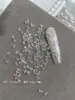 Decorações de Unhas Tendência em Zircônia 5A em Formato de Losango, Mini Cristais de Gelo Deslumbrantes Estilo Luxo Usáveis Decorações de Unhas Atacado