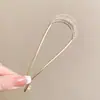 Horquilla en forma de U de Perla Artificial Peine Simple Negro Pistola Peine para el Cabello Horquilla Antiguo Nuevo Peine para el Cabello Chino Placa para el Cabello Peine para el Cabello Artefacto Tocado