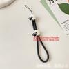 Nuevo Lanyard para Teléfono Móvil de Flor de Dibujos Animados Anti-Pérdida Creativo para Muñeca Cuerda de Nylon Llave Colgante Hebilla Cadena Corta para Mano
