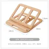 Soporte de escritorio de madera maciza para iPad, tableta y portátil, soporte de refrigeración ajustable en altura, mini soporte portátil plegable