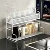 Estante de Baño Encimera de Tocador Estante de Almacenamiento para Artículos de Tocador Tocador Cosméticos Artefacto Organizador Multicapa