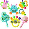Juguete para bebés recién nacidos de 3 a 6 a 12 meses, juego de rompecabezas y sonajero para niños y niñas de 0 a 1 año.
