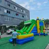Castelo Pula Pula Inflável de PVC Resistente Selva Verde