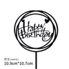 Decoración de Pastel de Celebridad de Internet Feliz Cumpleaños Repostería Pastel Acrílico Card de Diosa Masculina Plug-in Accesorios de Celebridad de Internet