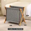 Cesta de ropa sucia, cesta de lavandería grande plegable para baño, cesta de almacenamiento de ropa sucia para el hogar de tela, transfronterizo