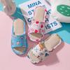 Pantuflas para niños verano primavera otoño pantuflas de lino algodón para hombre para mujer interiores antideslizantes invierno bebé hogar niños padre-hijo