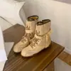 Nuevas botas de entrenamiento Martin estilo caza alemanas de moda para otoño e invierno, colorblock retro, versátiles, con cordones y cremallera lateral para mujer