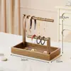 Estante para Joyas para Uso en Casa, Estante de Almacenamiento de Gomas para el Cabello y Pasadores de Escritorio, Organizador de Pulseras y Cuentas para Interiores, Soporte de Exhibición para Broches y Relojes