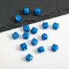 8 * 10mm acrílico colorido cubo açúcar multi-corte geométrico losango furo passante contas soltas DIY pulseira chaveiro acessórios