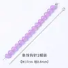 Aguja de Abalorios de Punta Abierta Trenzada Ultrafina para Pulseras Hechas a Mano DIY y Joyería con Cuentas de Arroz, 0.15-0.7mm