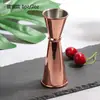 Taza Medidora de Onzas Acero Inoxidable 304 Taza Medidora de Doble Cabeza con Graduaciones Internas y Externas Taza Medidora con Borde Enrollado para Alcohol Barra Coctelera Otro Ninguno