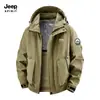 Jaqueta de Trabalho de Algodão Jeep Spirit para Homens Roupas de Algodão com Forro de Lã Composta Proteção contra Frio Roupas Quentes de Algodão