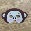 Máscara de fieltro linda máscara de animalito para jugar máscara de actividad para el Día del Niño