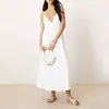 2026 Vestido Casual Outono Novo Roupas Femininas Fronteira Diário Praia Férias Alça Fina Vestido Longo