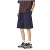Pantalones cortos casuales nuevos de la marca Dry Ice para hombre, estilo veraniego moderno, corte diagonal sin cordones para mujer, estilo americano elegante y de moda
