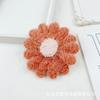 Otoño e Invierno Horquilla Grande de Felpa para el Cabello Niña Horquilla de Flor Clip de Pico de Pato Lindo para Niños Nuevo Clip para Flequillo Cabello Roto
