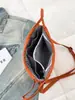 Bolso Cubo Ligero Casual Transfronterizo con Cordón, Bolso de Hombro Versátil y de Moda, Adecuado para Viajes Diarios y Llevar en la Mano o Cruzado para Mujeres