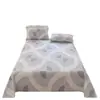 Lençol de cama de algodão 100%, espessado, escovado, grau A, vendido individualmente; Conjunto de lençol e fronha 100% algodão, cor sólida, para dormitórios estudantis, adequado para camas de solteiro