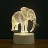 Luz de Noche 3D Transfronteriza Lámpara de Mesita de Noche USB Adornos Lámpara LED de Ahorro de Energía Logo Aniversario Corporativo Regalo Conmemorativo de Graduación