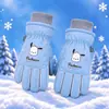 Guantes de invierno para niños de 3 a 17 años, gruesos, resistentes al frío, impermeables, a prueba de viento, antideslizantes, cálidos, para esquí y nieve.