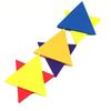 Pegatinas EVA Estéreo Hechas a Mano para Niños Paquete de Material DIY Pegatinas para Niños Parches Coloridos Pegatinas de Esponja con Forma de Estrella de Cinco Puntas