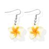 Pendientes Hawaianos Florales Colgantes Europeos y Americanos, Estilo Floral Retro, Diseño Casual de Moda, Regalo de Vacaciones