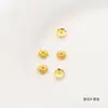 100 pulseira porta-flores oca pulseira contas pulseira espaçador tampa de flor junta material de acessórios para joias artesanais diy com contas