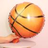 Balão de filme de alumínio 18 polegadas futebol forma basquete jogos bar aniversário tema festa decoração balão