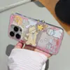 Imd Lindo Gato Estrella Adecuado para Funda de Teléfono Móvil Iphone16 Soporte Apple 15Promax 14Pro Duro Japonés y Coreano