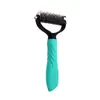 Peine para mascotas para nudos abiertos transfronterizo, peine de acero inoxidable, cuchillo para deshacer nudos de perro, peine para gatos para limpiar pelo suelto, suministros para mascotas