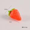 Miniatura de simulación modelo de fruta y comida naranja fresa pitaya plátano lichi limón decoración de comida