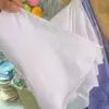 Patrimônio Cultural Imaterial Tingimento Azul Tie-Dye Crianças DIY Tie-Dye Algodão Branco Ecológico Bolsa de Lona Estudante Criativo Artesanal Toalha Quadrada
