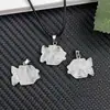 Piedra de Ágata de Cristal Natural Colgante de Pez Tallado Accesorios para Joyería DIY Colgante Animal Pez Collar Joyería Venta al por Mayor
